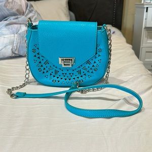 turquoise charming charlie bag